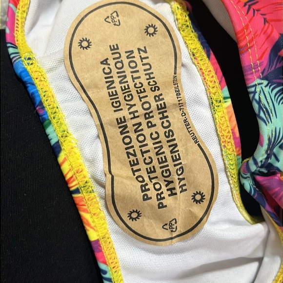 SPORLIKE Women High Waisted Swimsuit Flounce Straps Bikini Bathing Suit * NWOT - Picture 8 of 8